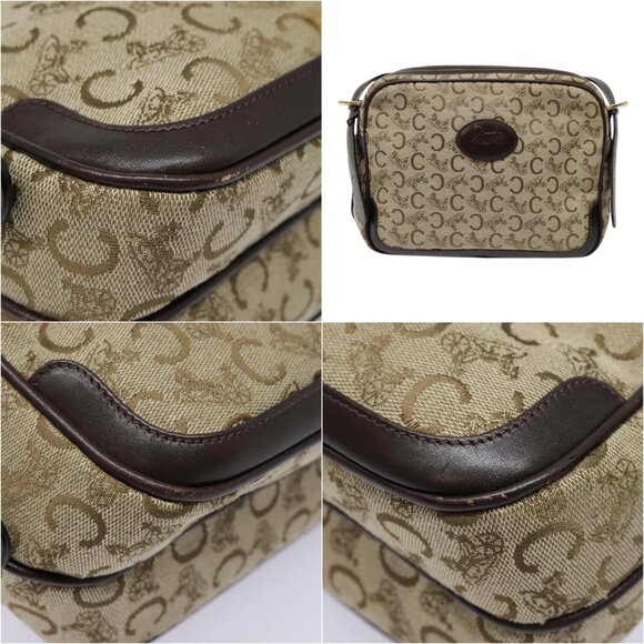 CELINE C Macadam Canvas Shoulder Bag Brown Auth ep5946 - Picture 15 of 15